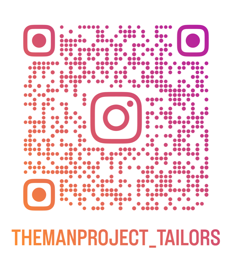 Scan to follow @themanproject_tailors on Instagram