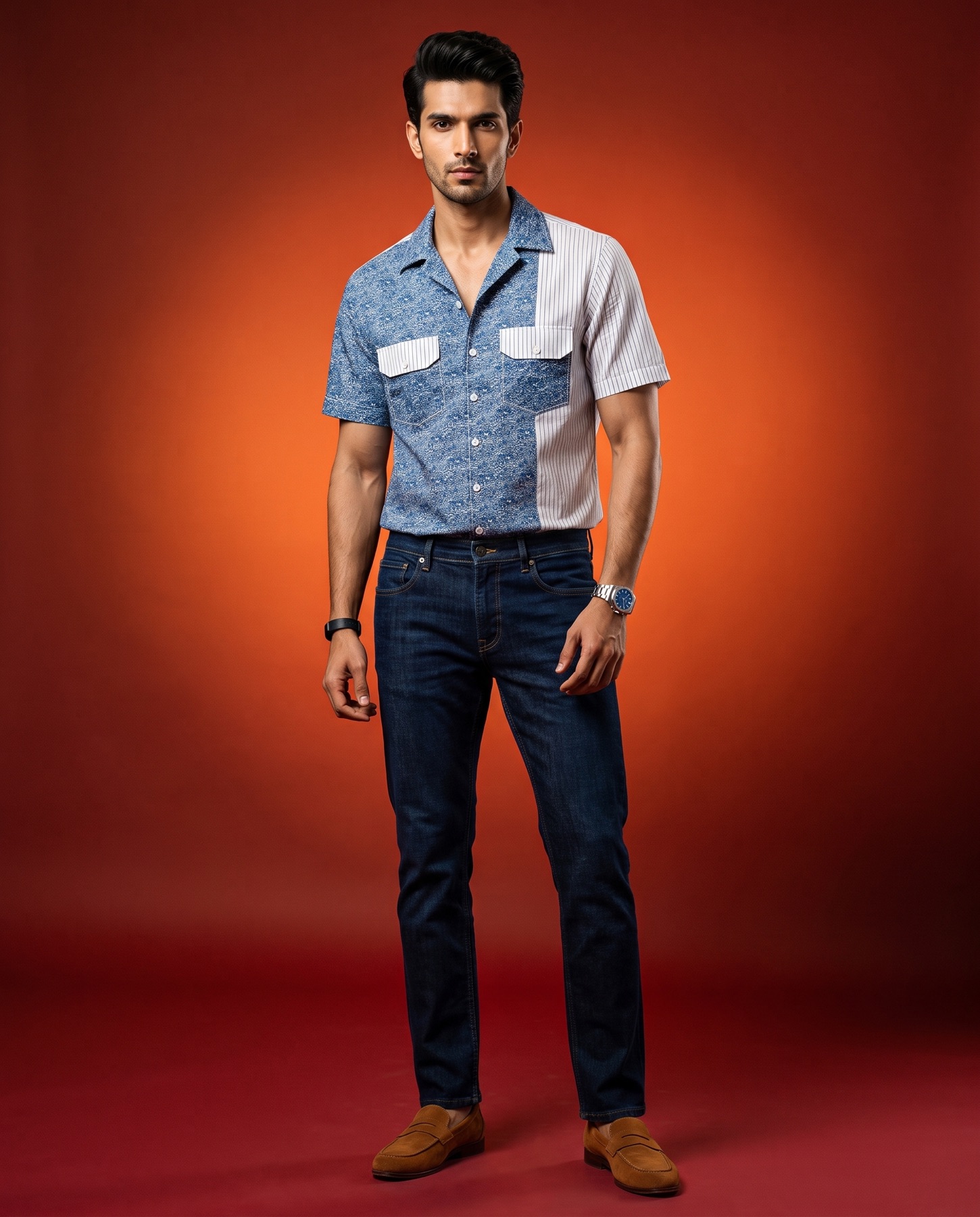 The Hidden Canvas — art-printed designer shirt for men in Pune